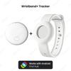 Android Smart Tracker Bracelet for Kids Soft Silicone Waterproof Wristband GPS Tracker Watch Band For Google Find Hub Anti-lost