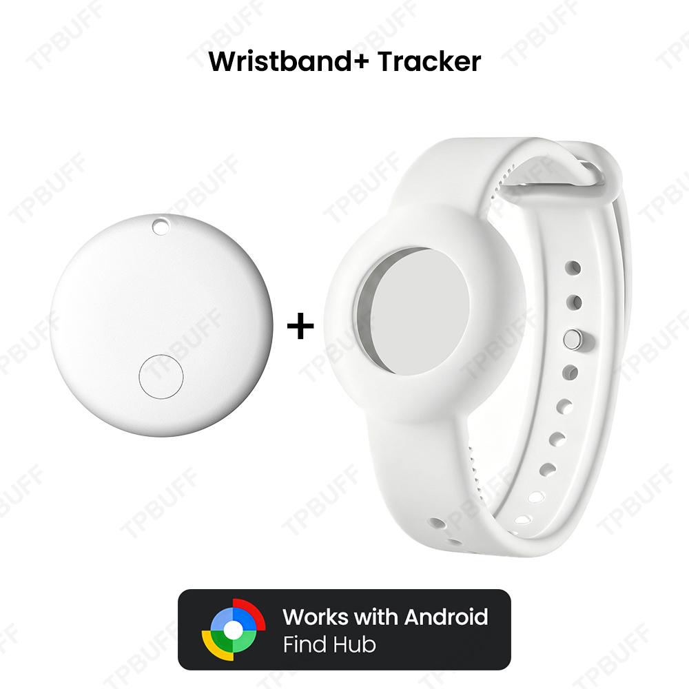 Android Smart Tracker Bracelet for Kids Soft Silicone Waterproof Wristband GPS Tracker Watch Band For Google Find Hub Anti-lost