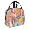 Spiel Cartoon Süß Pikmin Isolierte Lunchtasche Thermotasche Wiederverwendbare Auslaufsichere Tragetasche Lunchbox Bento Tasche College Reise