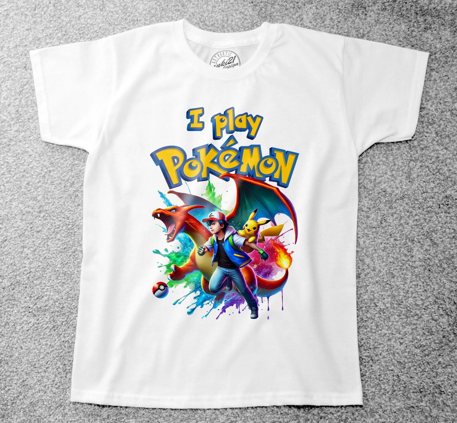 

Pokemon Pikachu 010 Childrens/Kids Adult t shirts/t-shirts 130