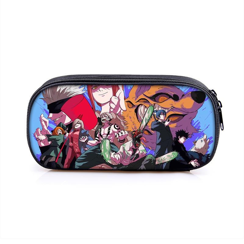 

Jujutsu Pencil Kaisen Box Students Anime Pen Case Stationery Storage Bag Makeup 01