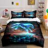 Fantasy Glow Horse Art Set  Kid'S And Adults' Bedroom Decor, Exquisite Three-Piece Bedding Set Gift