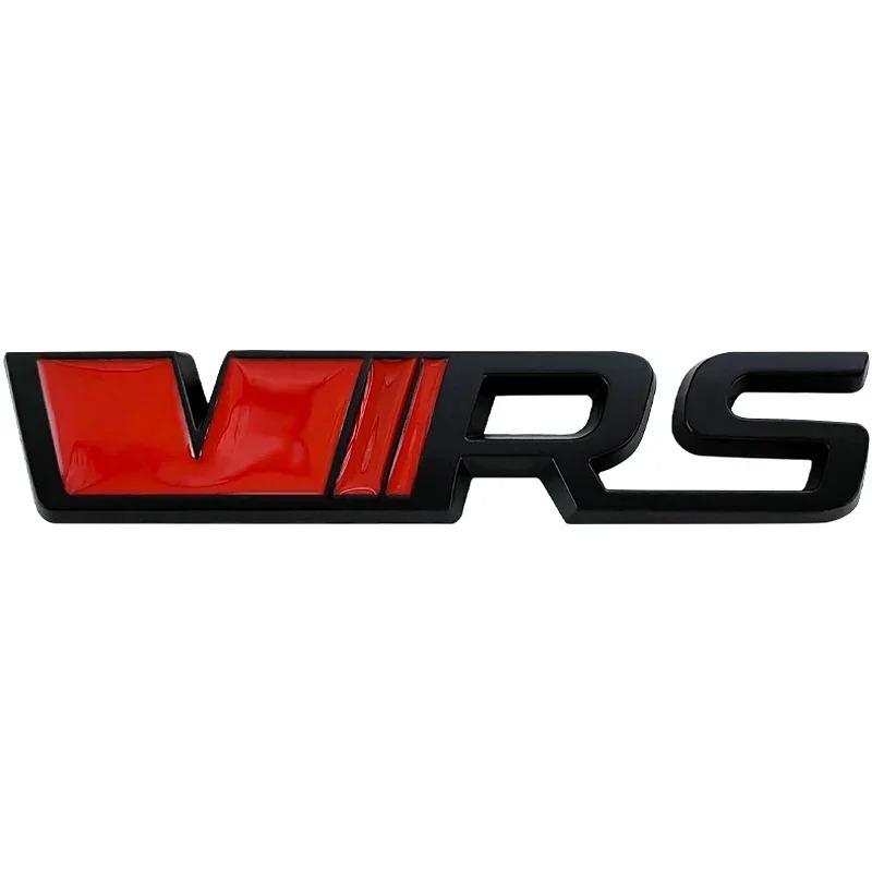 Alloy Sticker for Skoda VRS Logo Karoq 2 A7 Octavia Yeti Fabia 1 Kodiaq Tour RS Superb Rapid Car Front Grille Logo Trunk Emblem  QN8