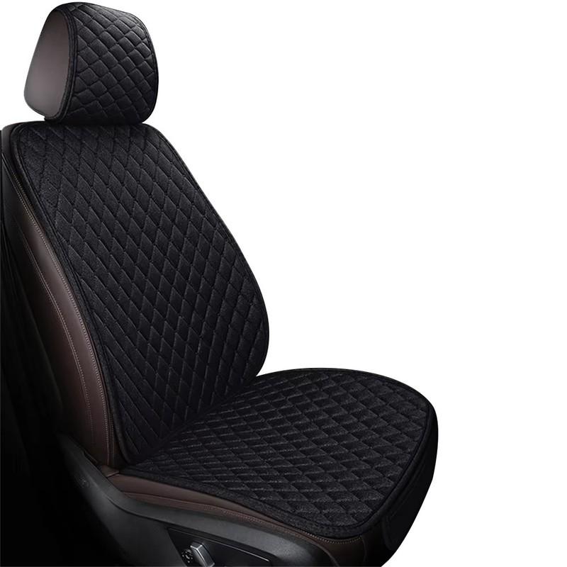Universal Flachs Auto Sitz Abdeckung Vorne Hinten Kissen Komfortable Atmungsaktive Schutz Matte Vier Jahreszeiten Pad Auto Innen Zubehör