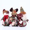 Santa Claus Cute Reindeer Snowman Ornaments Christmas Decoration For Kids Gift