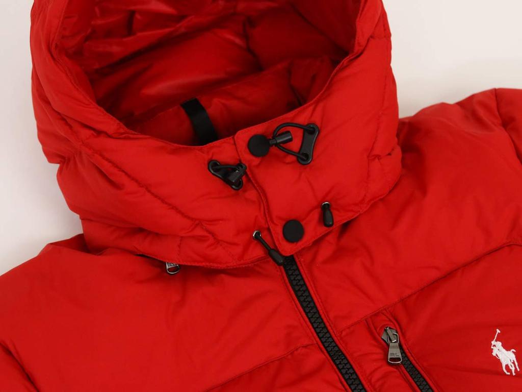 POLO RALPH LAUREN SPECIÁLNÍ EDICE Emblém Pufová Velikost Červená Pánská Bunda/Parka 0101773, M, [Použitá]