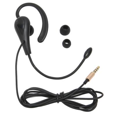 Call-Center-Headset Ohrbügel Einseitig 3,5 mm Kundenservice Kopfhörer mit Mikrofon für