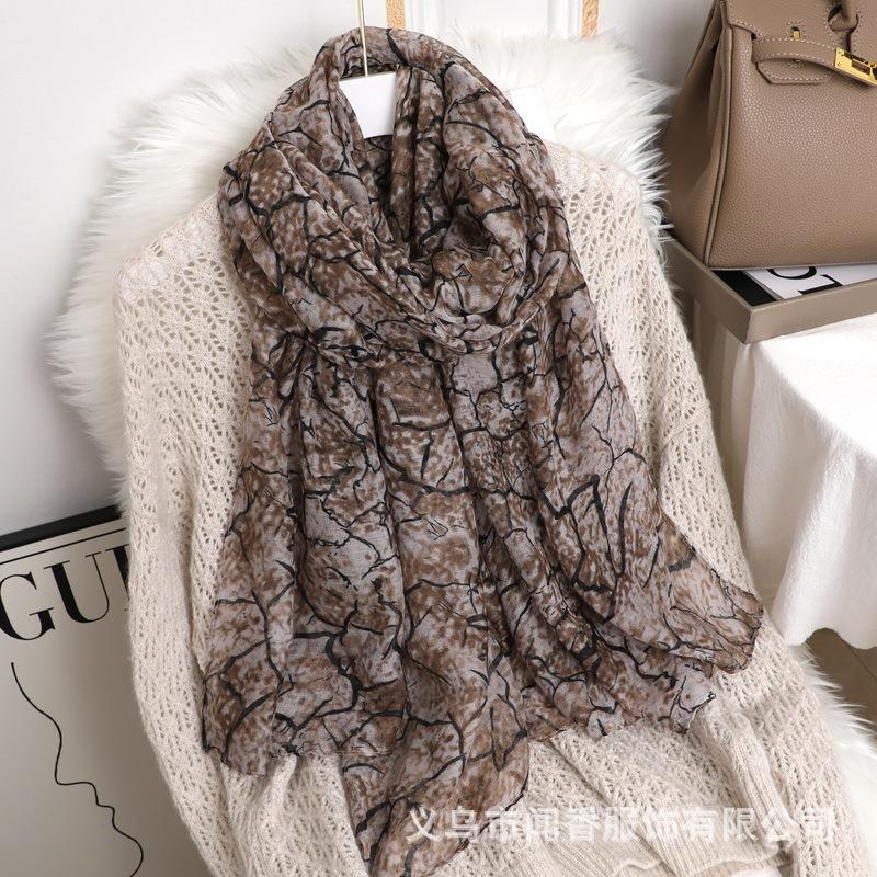 

Квадратний Шарф, Бавовняно-Лляний Шарф, Шовковий Шарф, Універсальний Тонкий Шарф One Size хакі