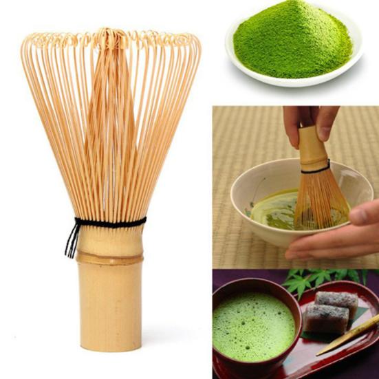 Classic Japanese Style Natural Bamboo Matcha Green Tea Powder Whisk Brush Tool