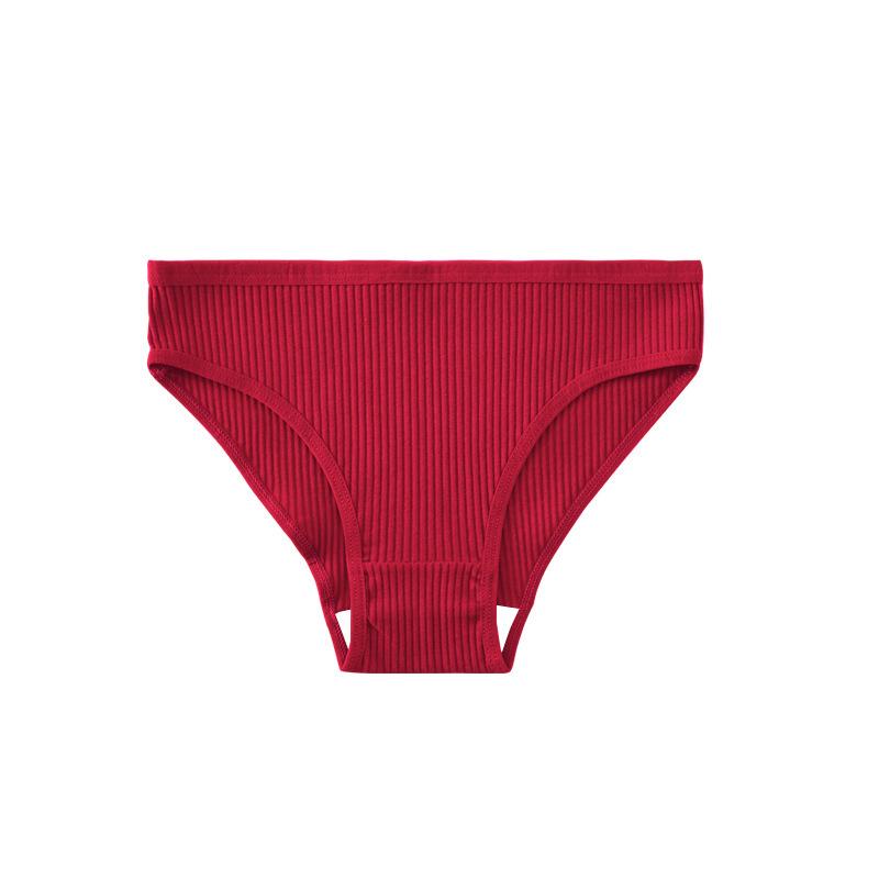 Slip da Donna Primavera e Autunno in Puro Cotone Sexy Senza Cuciture Comodi Traspiranti a Mezza Vita sui Fianchi
