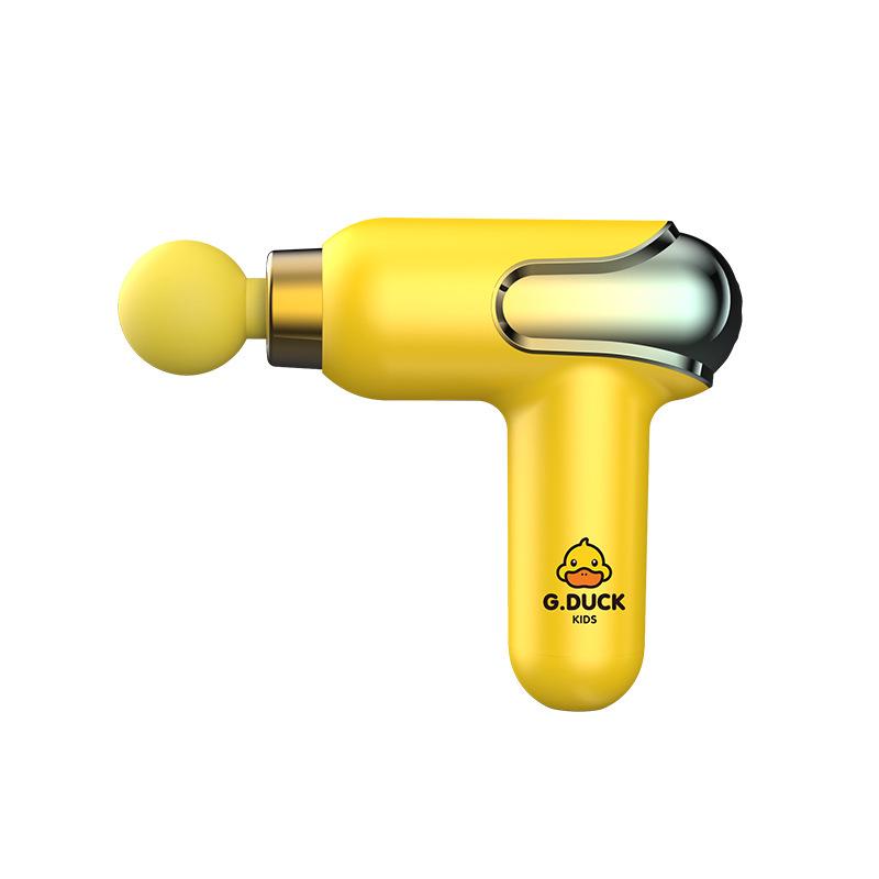 Smart LCD Mini Yellow Duck Muscle Massage Gun for Neck and Fascia