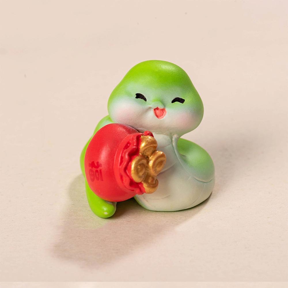 

Зодиак Змея Новый год Фигурка змеи Милое маленькое украшение в виде змеи Аксессуары для дома и офиса