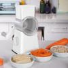 Multifunctional Hand Crank Rotary Vegetable Slicers Grater with Multiple Blade and Handle For Cheese Fruits Shredding