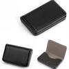 1pc PU Leather Business Card Holder With Magnetic Buckle Slim Pocket Name Card Holder Large Capacity Portable Credit Card Case