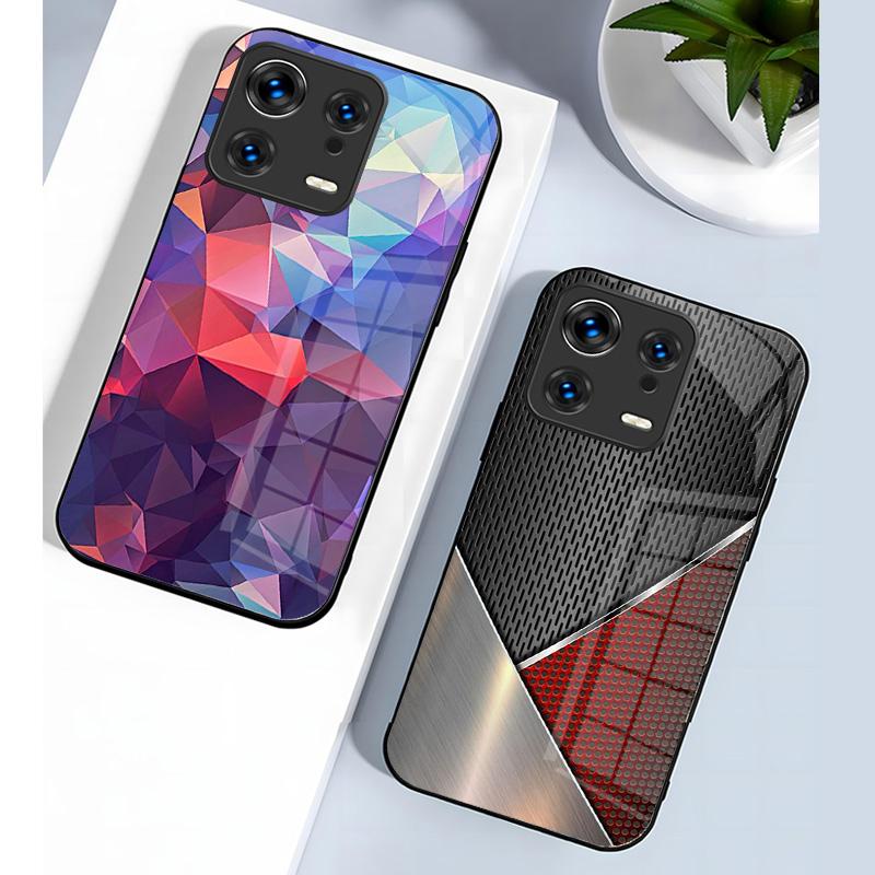 Luxury Tempered Glass Case For Xiaomi 13 13T Pro 13 Ultra Lite Case Full Protective Shell For Xiaomi 13T Shockproof Back Cover
