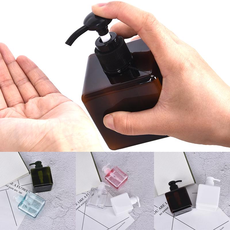 250 ml Lotion Flasche Quadratische leere Plastikflasche Shampoo Gesicht waschen Flasche