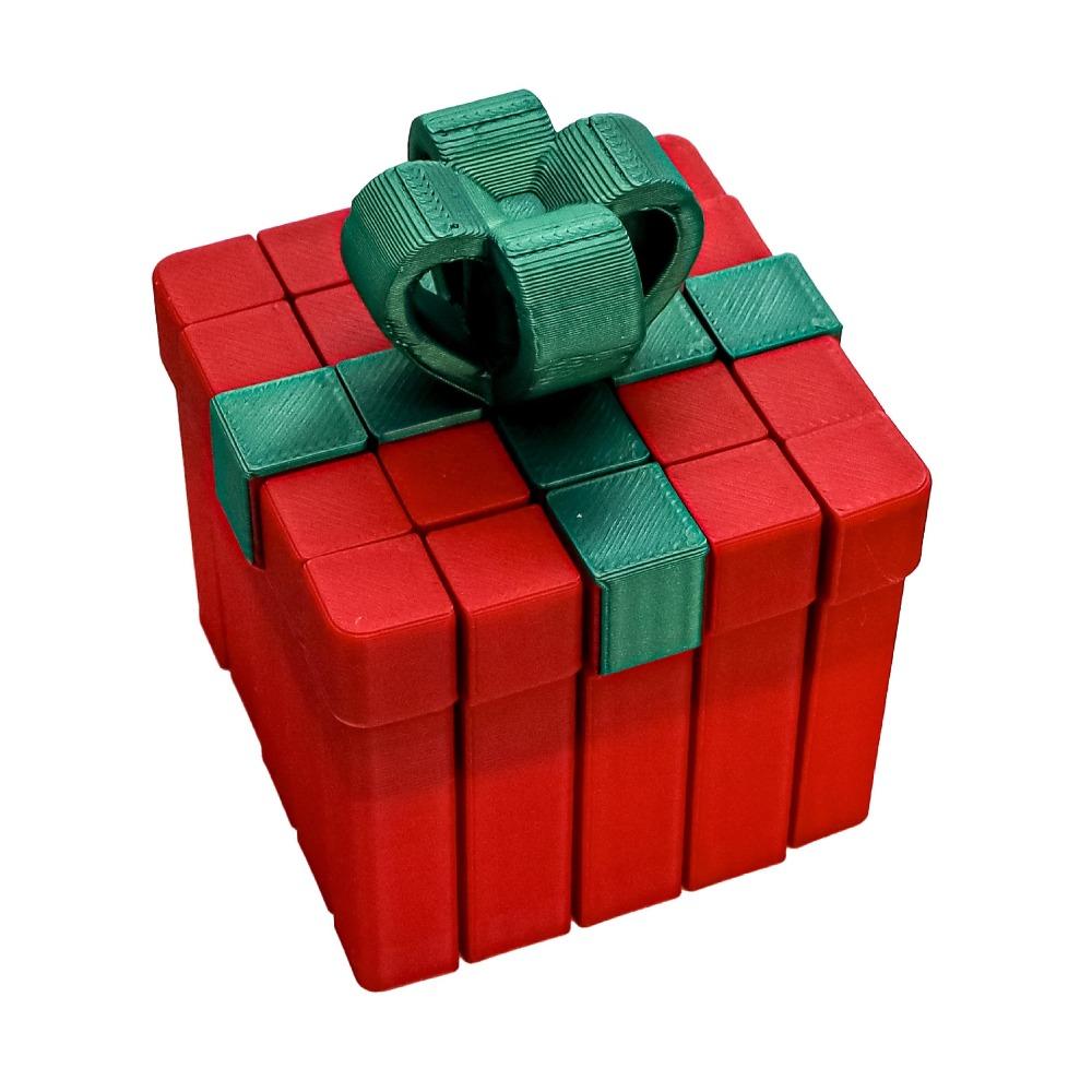 

Portable 3D Printed Fidget Toy Funny Creative Gift Box Movable Sensory Model Kid/Adult красный