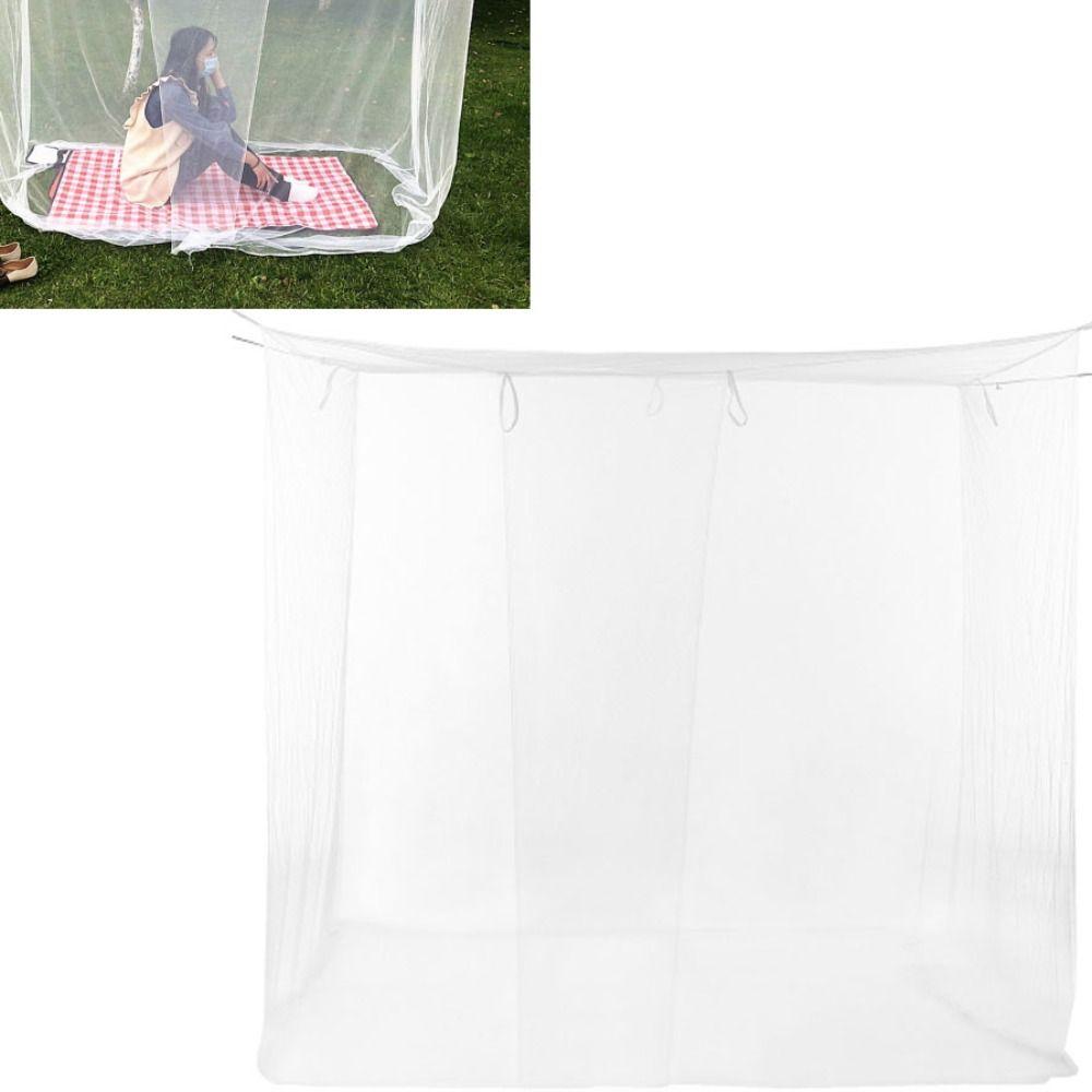 Thin Mesh Netting Insect Mesh Tent 4 Corners Rectangular Mosquito Mesh  Home Use