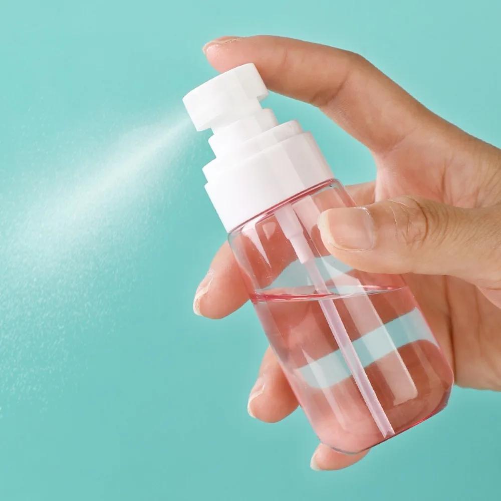 5pcs Clear Empty Spray Bottle Fine Mist Spray Bottle, Ultra Fine Spray Water Bottle,Travel Portable Refillable Makeup Bottles