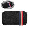 [Fumezu] Car Glasses Case, Sunglasses Storage, Leather Glasses Bag, Universal Sunglasses Case, Felt Material,