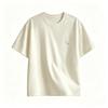 Unisex Cream White Minimalist Print TShirt Casual ONeck Short Sleeve Soft Cotton Tee Summer Aesthetic Daily Wear Aesthetic