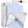 Case for iPad 5th 6th 7th 8th 9th 10th 11th Air 4 5 6 7 Mini 6 7 Case with Pencil Holder, Mutil Angles Folding Y-Shaped Stand Co