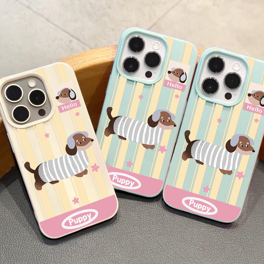 Pouzdro na telefon pro iPhone 11 13 16 Pro Max iPhone XR XS Max 14 15 Pro Max 12 13 Pro Max 16 Plus 13 Pro 14 Pro Cartoon Painted Macaron Colors