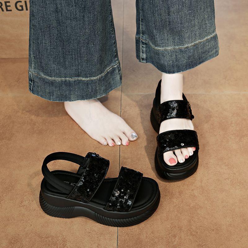 New Summer Platform Sandals for Women, Roman Style, Elegant and Fairy-like