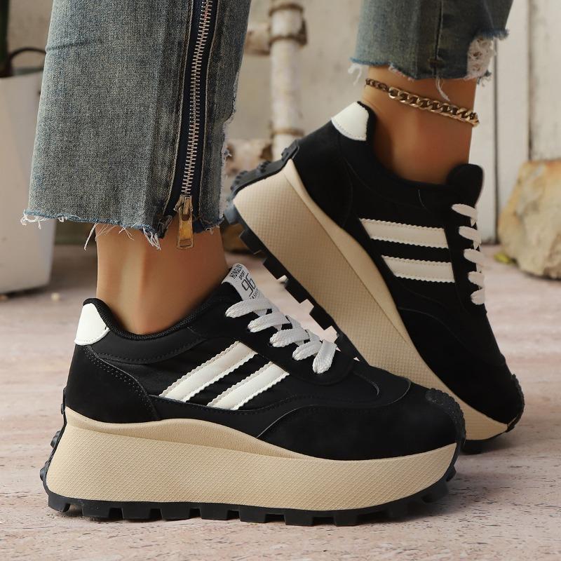 Fashion Women's Platform Shoes Fashion Forrest Gump Shoes 2025 New Sneakers for Women Casual Tennis Shoes Thick Sole Vulcanized Footwear