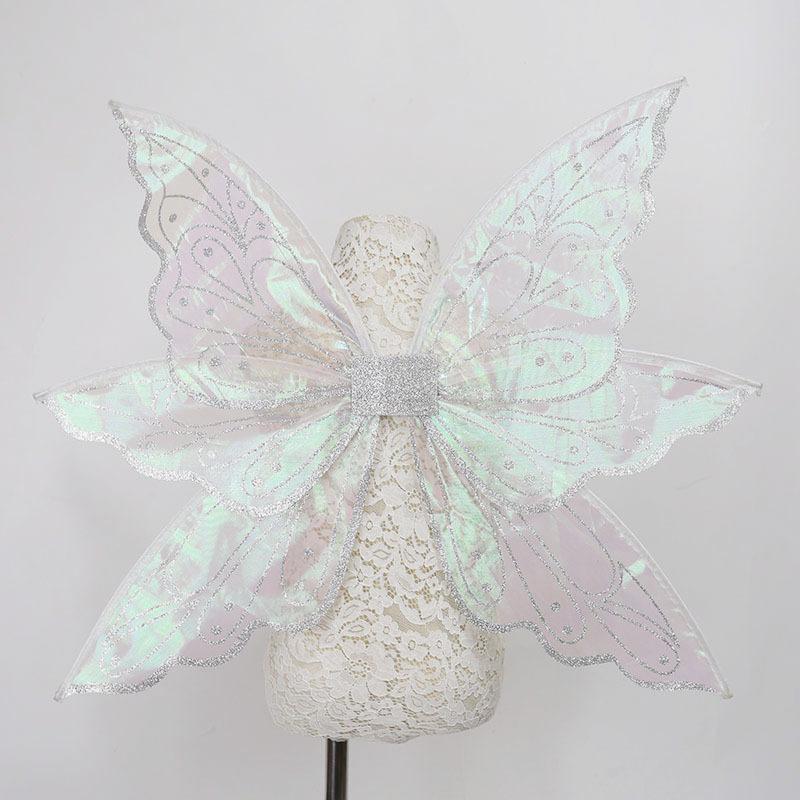 1pcs Princess Elf Butterfly Wings for Kids, Performance Props for Girls, Happy Birthday, Wedding Party Decorations, Angel Wings