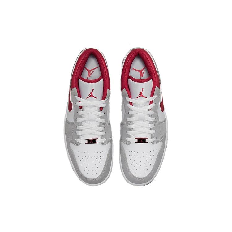 Air Jordan 1 Low SE 'Light Smoke Grey Gym Red' Men's DC6991-016