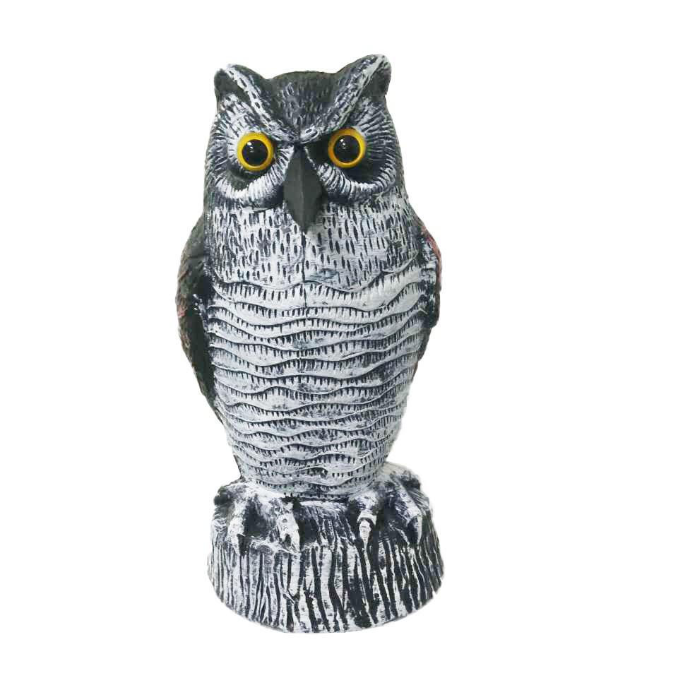 Waterproof Owl Ornament: Animal Repellent Garden Decoration