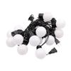 Outdoor Solar LED Globe String Lights for Festivals & Camping - Super Bright Decorative Atmosphere Lighting for Courtyard & Canopy