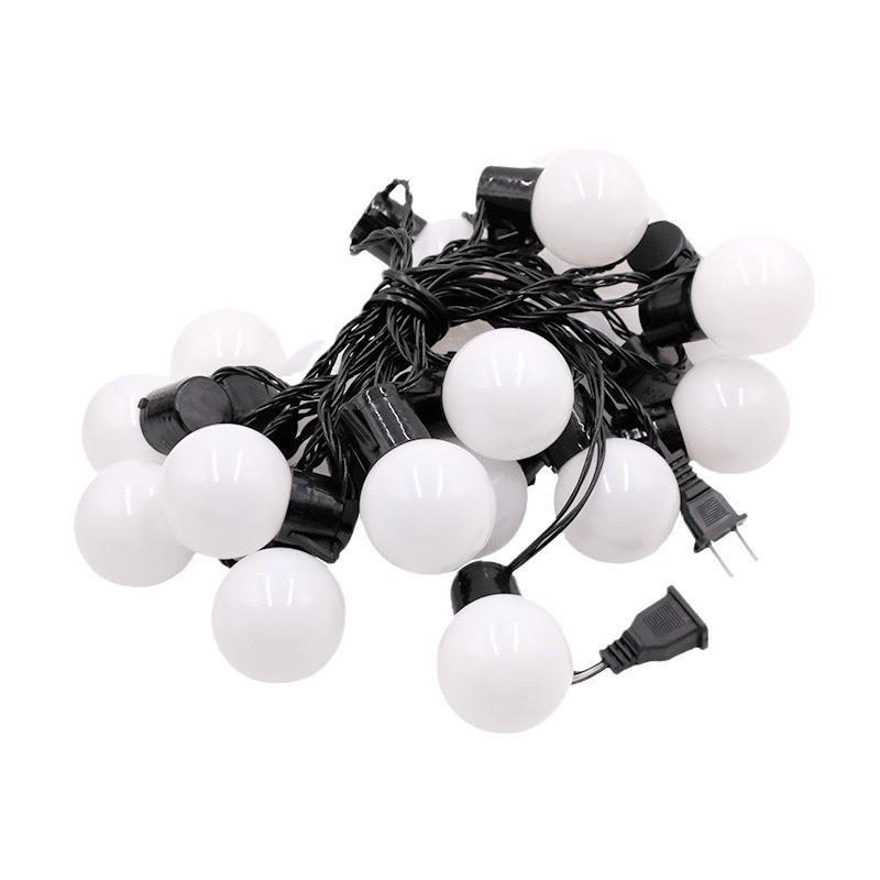 Outdoor Solar LED Globe String Lights for Festivals & Camping - Super Bright Decorative Atmosphere Lighting for Courtyard & Canopy