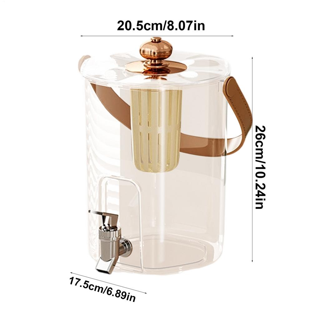 Drink Dispensers For Parties Water Drink Dispensers For Parties With Spigot 5L Spill-Proof Lemonade Beverage Container Jug For