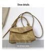 Trendy Women's 2024 Textured Crossbody Shoulder Bag