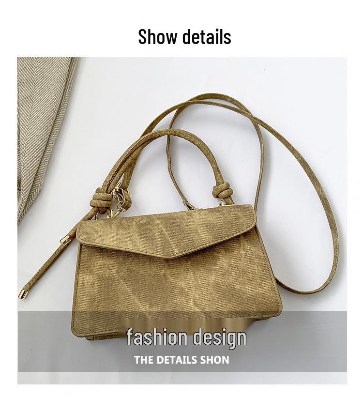 Trendy Women's 2024 Textured Crossbody Shoulder Bag