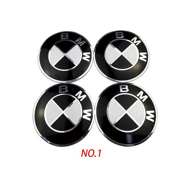 Car Steering Wheel Hub Caps Center Emblem Badge Sticker DIY Sticker For All BMW E46 E39 E38 E90 E60 E36 F30 F20 X1 X3 X5 M Logo