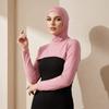 Full Neck Cover Hooded Capelet Polyester Hijab Convenient Multi-Functional Cape Daily Wear