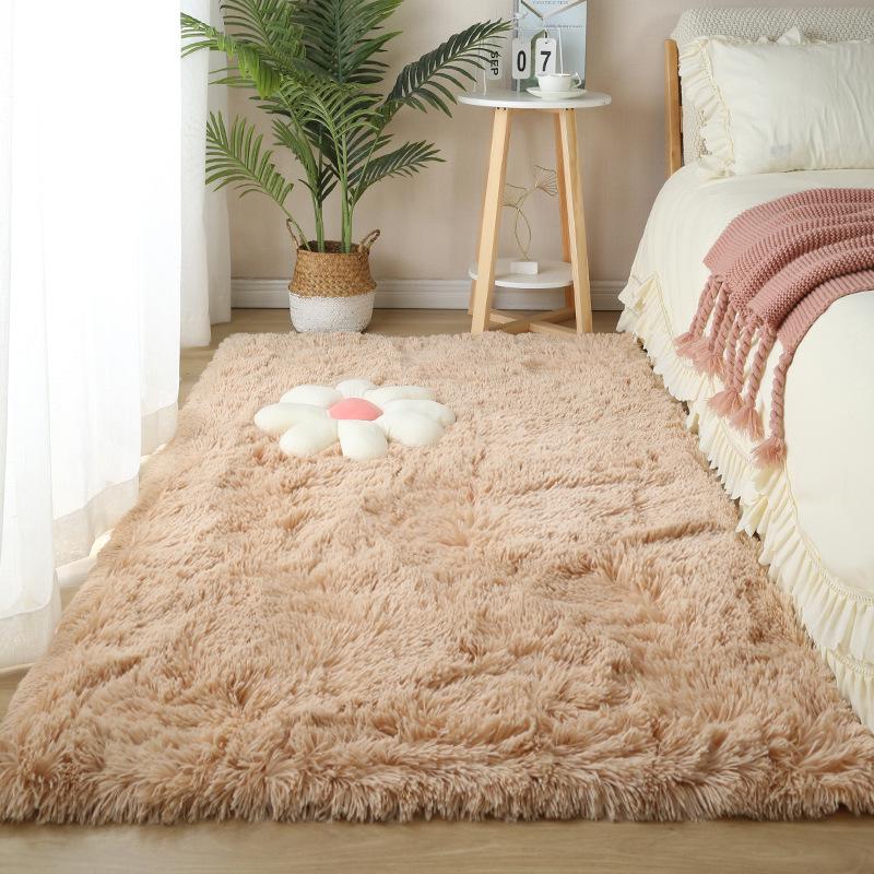 Plush Long Hair Bedside & Living Room Carpet