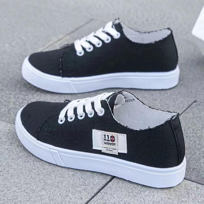 summer new canvas shoes female student shoes sole breathable thin casual sports shoes