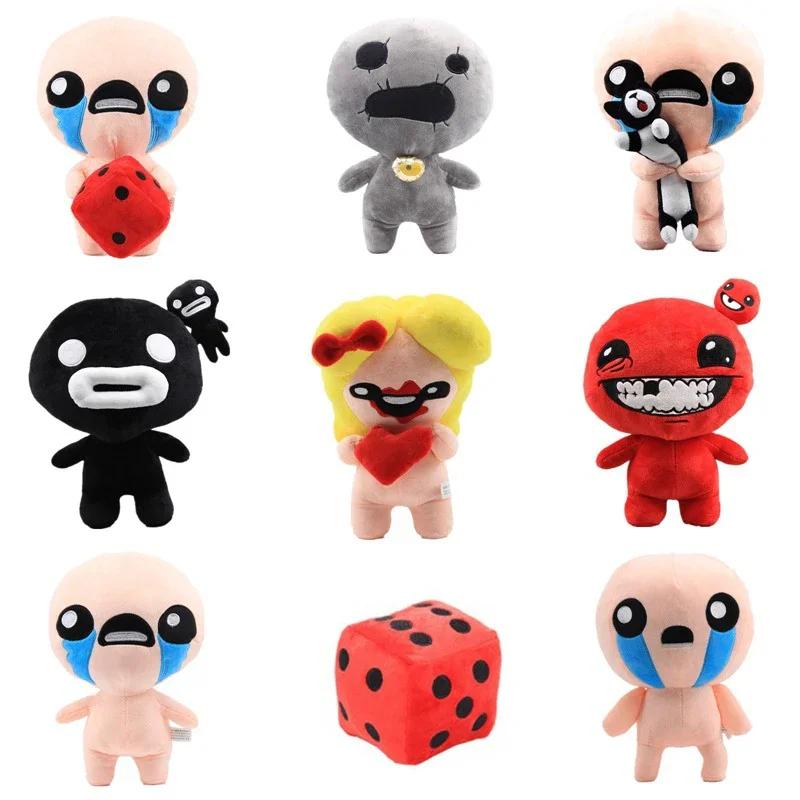 25cm Anime Peluches The Binding of Isaac Afterbirth Rebirth Peluche Dessin Animé ISAAC Douces Peluches Cadeaux d'Anniversaire Noël