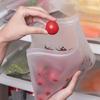 5pcs Food Storage Bag, Washable Reusable Stand-up Zipper Bag, Fruit and Vegetable Sealing Bag, Kithchen Food Fresh Bag Suitable for Lunch