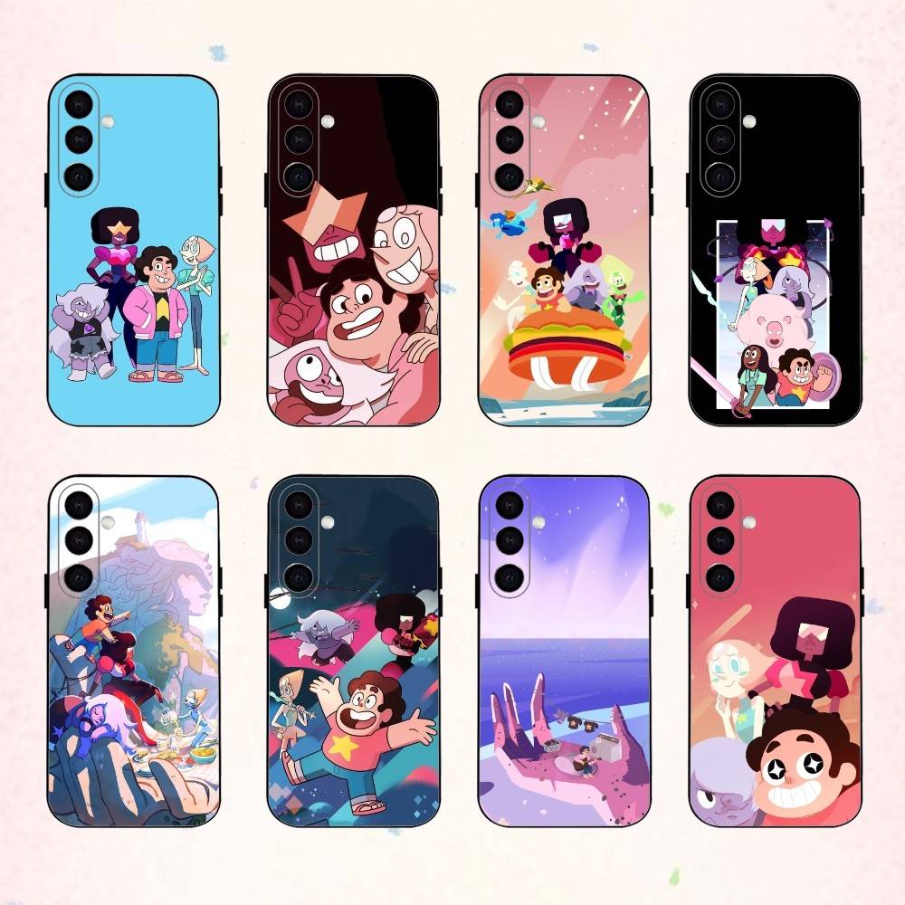 LGBTQ S-Steven U-Universe Phone Case For Samsung Galaxy A73,A72,A71,A70,A53,A52,A51,Others Soft Black Shell