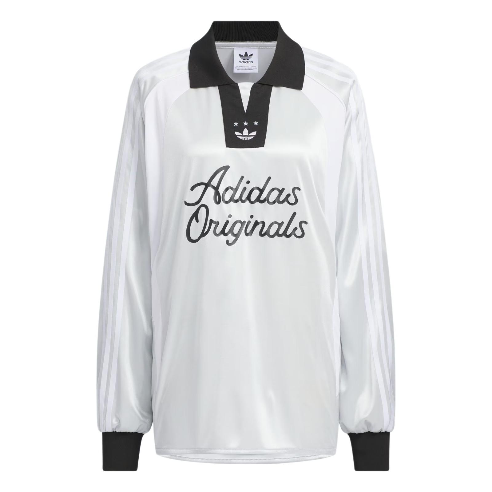 adidas Originals Long Sleeve Soccer Jersey Polo Shirt JD1129 M