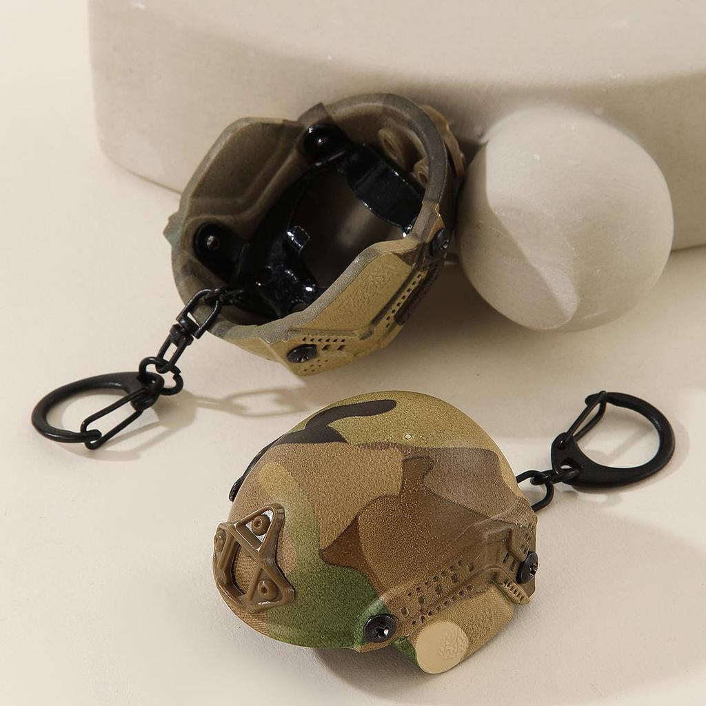 Personalized Mini Helmet Keychain & Beer Bottle Opener - Car Interior Ornament