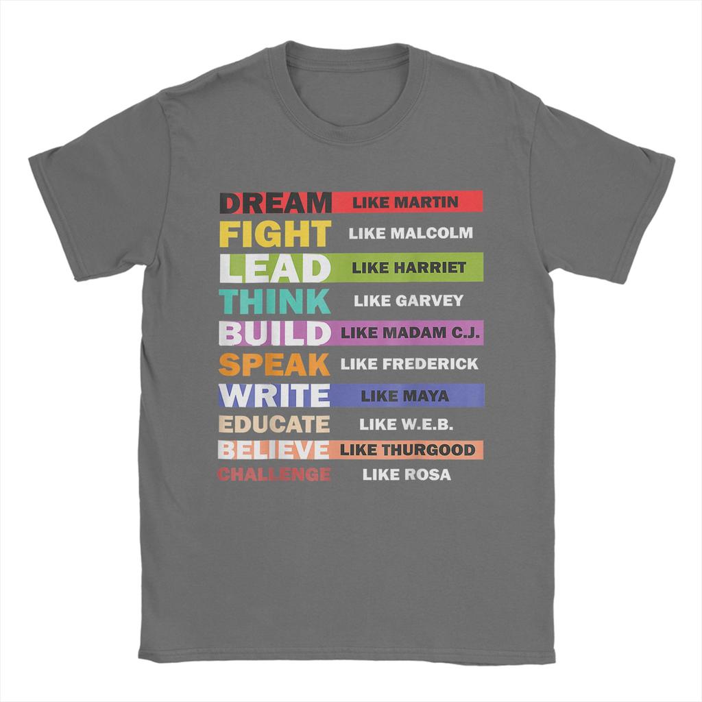 Black Lives Matters Black Leaders Black History Month T Shirt for Unisex 100 Cotton Leisure TShirt Round Neck Tees New Arrival