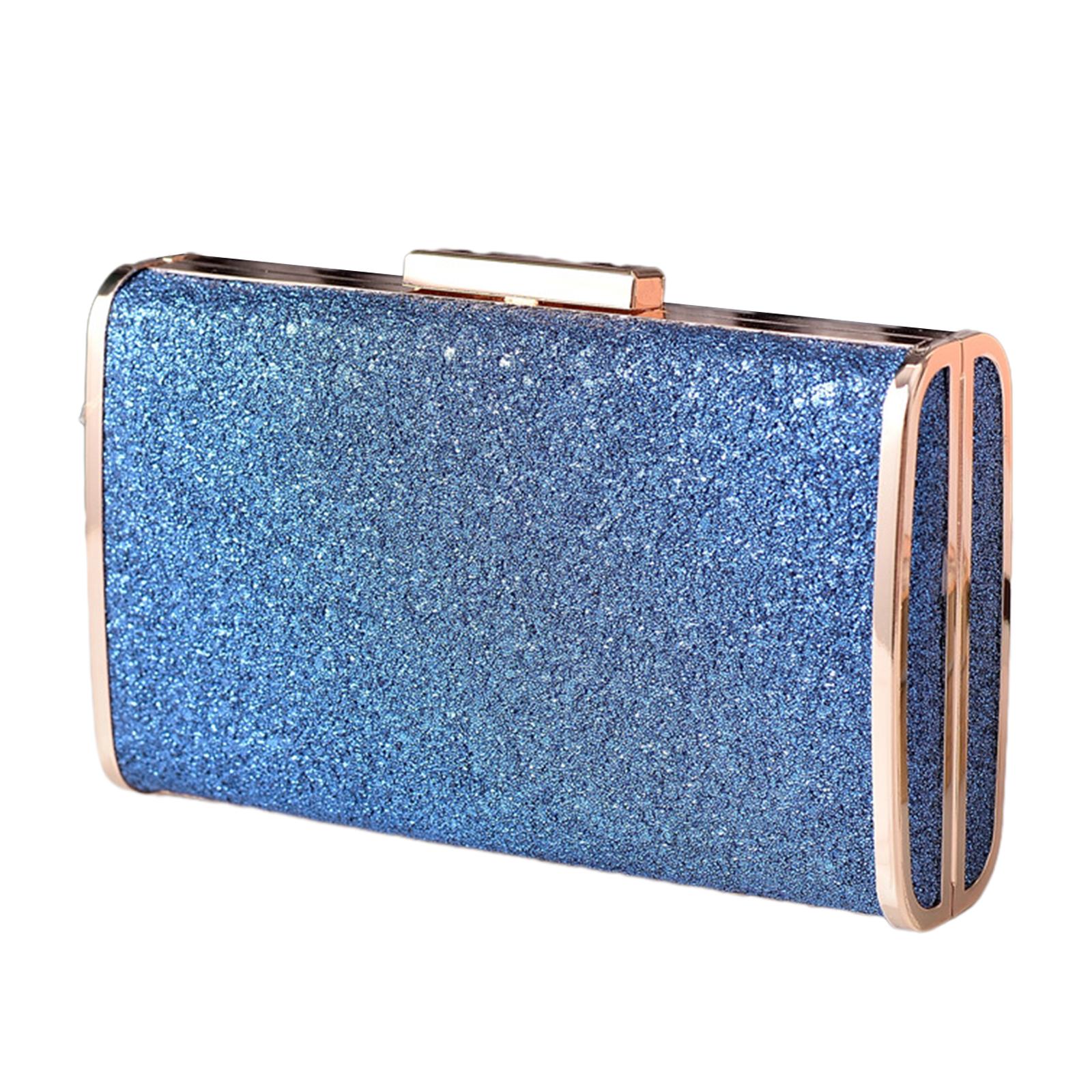 Вечерняя сумочка для женщин, формальная женская сумочка, элегантная вечерняя, банкетная, свадебная, клатч, женская сумка через плечо с цепочкой синий