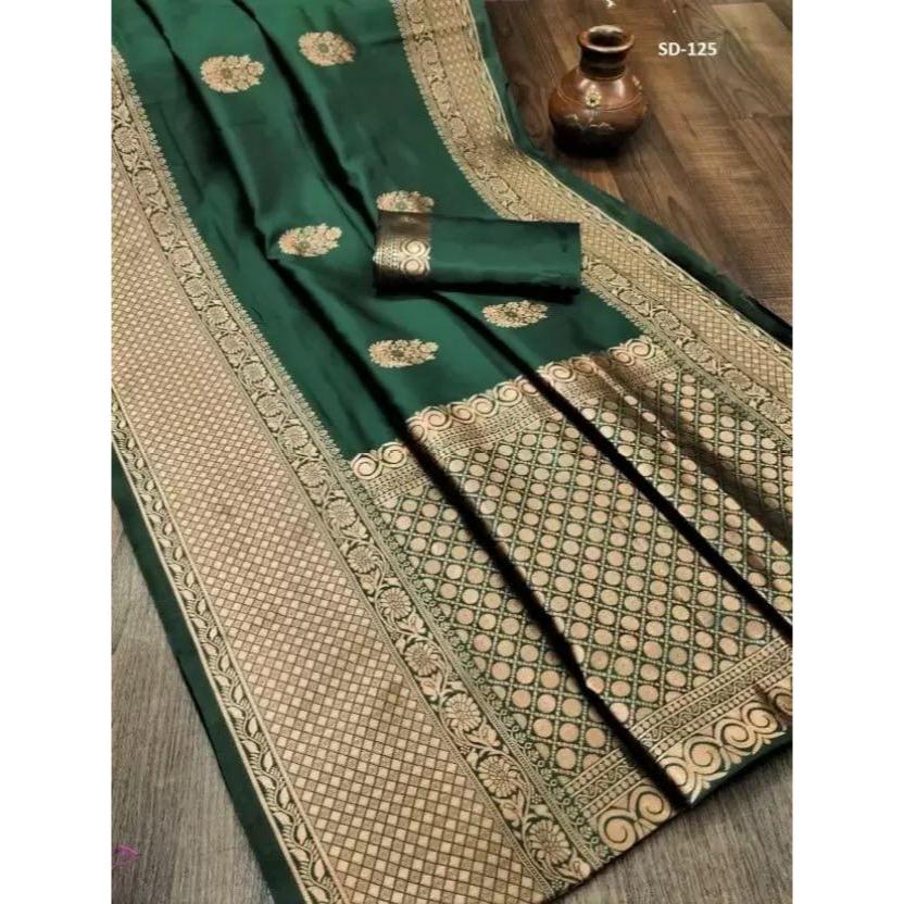 

Мягкое шелковое сари Banarasi