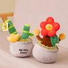 Cute Green Money Tree Plush Ornament for Office & Home Decoration